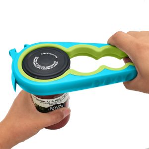 Otstar Jar Opener Bottle Opener and Ring Pull Can Opener for Weak Hands Arthritis Hands, Elderly (复制)